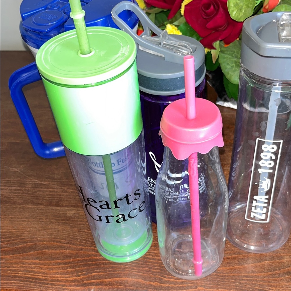 Assorted Color Water Bottles Set - Picture 5 of 5